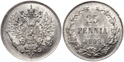 25 пенни 1909 года