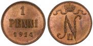 1 penni 1914 year