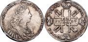 1 рубль 1729 года