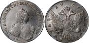 1 рубль 1756 года