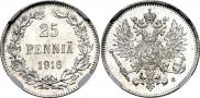 25 pennia 1916 year