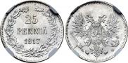 25 пенни 1917 года