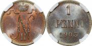1 penni 1903 year