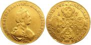 5 roubles 1781 year