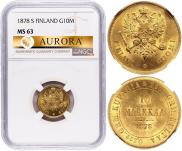 10 markkaa 1878 year