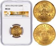 20 markkaa 1879 year