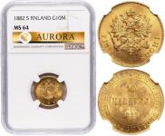 10 markkaa 1882 year