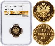 20 марок 1891 года