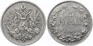 25 пенни 1910 года