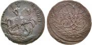 2 kopecks 1758 year