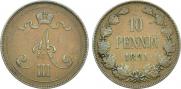 10 пенни 1891 года