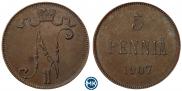5 pennia 1907 year