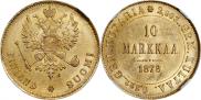 10 markkaa 1878 year