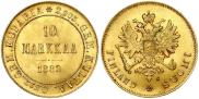 10 markkaa 1882 year