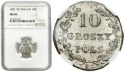 10 groszy 1831 year
