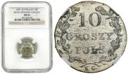 10 groszy 1831 year