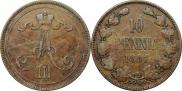 10 pennia 1891 year
