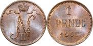 1 penni 1907 year