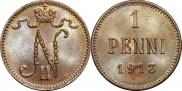 1 penni 1913 year