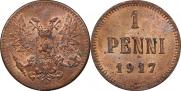 1 penni 1917 year