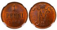 1 пенни 1909 года