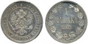 1 markka 1865 year