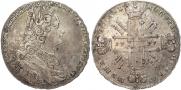 1 рубль 1728 года