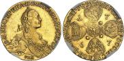 10 roubles 1767 year