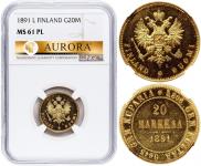 20 марок 1891 года