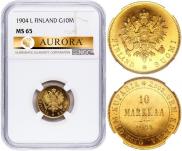 10 markkaa 1904 year