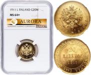 20 markkaa 1911 year