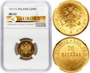 20 markkaa 1913 year