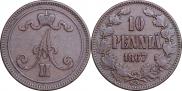 10 pennia 1867 year