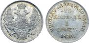 15 копеек - 1 злотый 1836 года