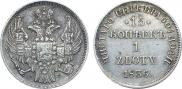 15 копеек - 1 злотый 1836 года