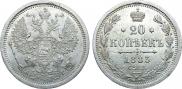20 копеек 1883 года
