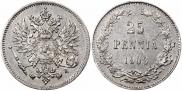 25 пенни 1909 года