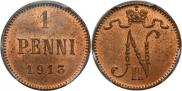 1 penni 1913 year