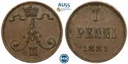 1 penni 1881 year