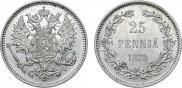 25 пенни 1875 года