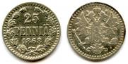25 пенни 1868 года