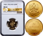20 markkaa 1904 year 20 markkaa 1904 year