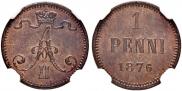 1 пенни 1876 года