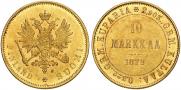 10 markkaa 1879 year 10 markkaa 1879 year