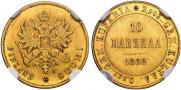 10 markkaa 1882 year 10 markkaa 1882 year