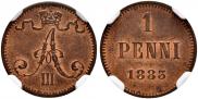 1 penni 1883 year