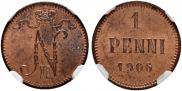 1 penni 1906 year