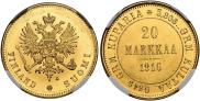 20 markkaa 1910 year
