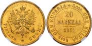 20 markkaa 1911 year 20 markkaa 1911 year