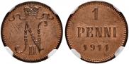 1 пенни 1911 года